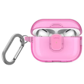   UNIQ Glase Pro AirPods Pro 2 készülékhez záras tok rózsaszín
