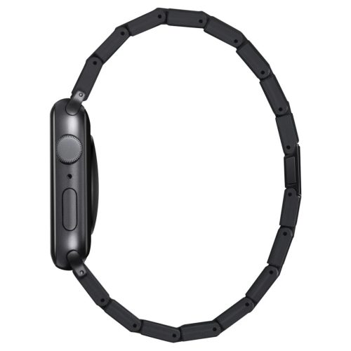 szíj PITAKA Carbon Fiber Retro Apple Watch 1/2/3/4/5/6/7/8/9/10/SE/Ultra/Ultra2 készülékhez fekete szürke