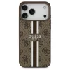 Guess 4G Printed Stripes MagSafe tok iPhone 17 Pro Max készülékhez barna