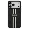 Guess 4G Printed Stripes MagSafe tok iPhone 17 Pro Max készülékhez fekete