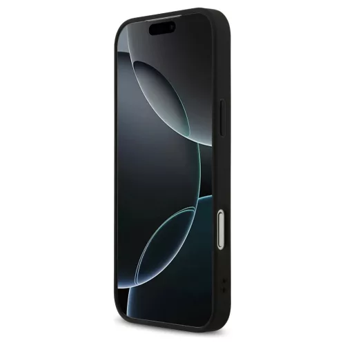 Guess 4G Printed Stripes MagSafe tok iPhone 17 Pro Max készülékhez fekete
