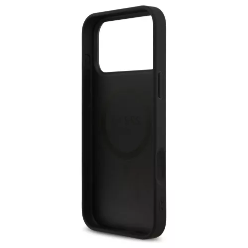 Guess 4G Printed Stripes MagSafe tok iPhone 17 Pro Max készülékhez fekete