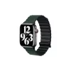 Beline Apple Watch Magnetic Pro szíj 42/44/45/49mm, Apple Watch készülékhez, fekete/zöld doboz