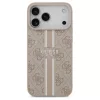 Guess 4G Printed Stripes MagSafe tok iPhone 17 Pro Max készülékhez rózsaszín