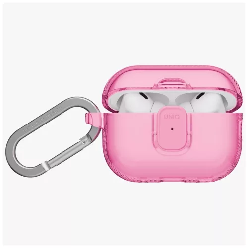 UNIQ Glase Pro Lock Case tok AirPods Pro 3 készülékhez, rózsaszín