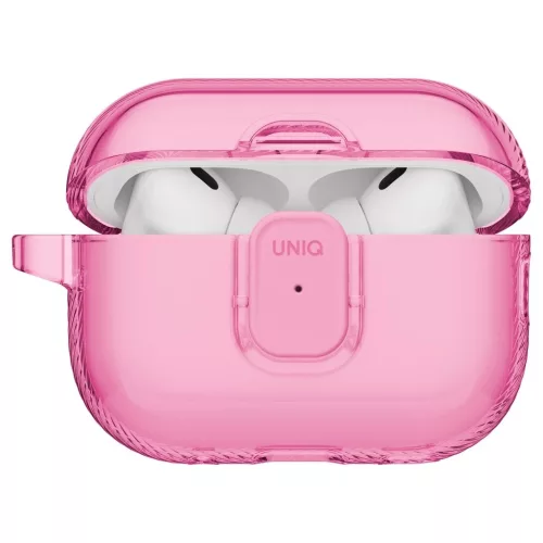 UNIQ Glase Pro Lock Case tok AirPods Pro 3 készülékhez, rózsaszín