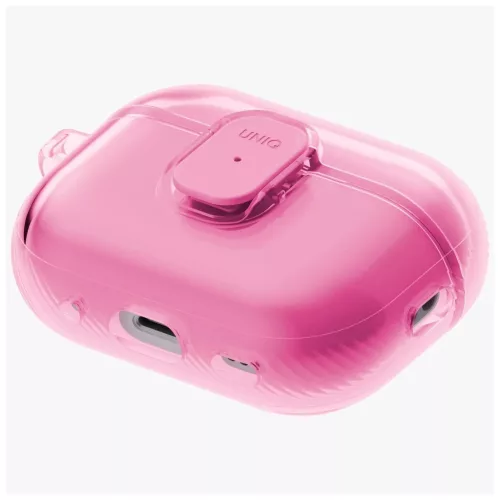 UNIQ Glase Pro Lock Case tok AirPods Pro 3 készülékhez, rózsaszín