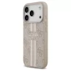 Case Guess tok 4G Printed Stripes MagSafe iPhone 17 Pro készülékhez rózsaszín
