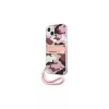 Guess GUHCP13SKCABPI iPhone 13 mini 5,4" készülékhez kemény tok Camo Strap Collection rózsaszín