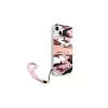 Guess GUHCP13SKCABPI iPhone 13 mini 5,4" készülékhez kemény tok Camo Strap Collection rózsaszín