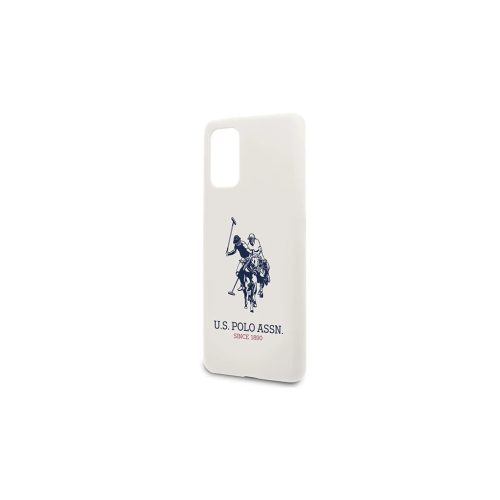 US Polo USHCS67SLHRWH tok Samsung Galaxy S20+ G985 készülékhez fehér Silicone Collection