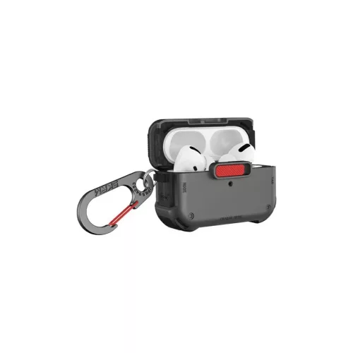 Skinarma Mecha AirPods Pro 2 készülékhez tok fegyveracél szürke