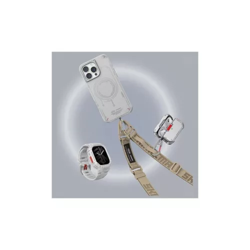 Skinarma Mecha AirPods Pro 2 készülékhez tok fegyveracél szürke