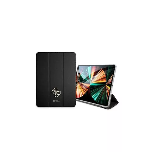 Guess GUIC12PUSASBK iPad 12,9 2021 készülékhez könyv tok fekete Saffiano Collection