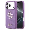 Guess Fixed Glitter Big 4G tok iPhone 17 Pro készülékhez lila