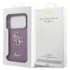 Guess Fixed Glitter Big 4G tok iPhone 17 Pro készülékhez lila