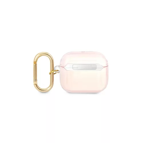 Guess GUA3HHTSP AirPods 3 készülékhez tok Strap Collection rózsaszín