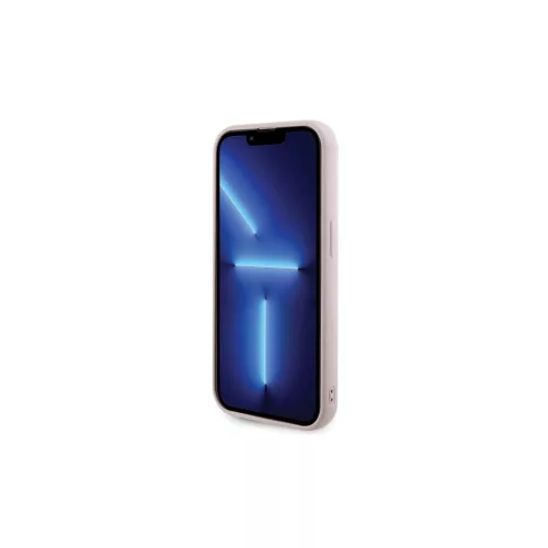 Guess GUHCP15XPSQSQSP iPhone 15 Pro Max 6.7" készülékhez kemény tok Quilted Metal Logo rózsaszín