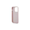 Guess GUHCP15XPSQSQSP iPhone 15 Pro Max 6.7" készülékhez kemény tok Quilted Metal Logo rózsaszín