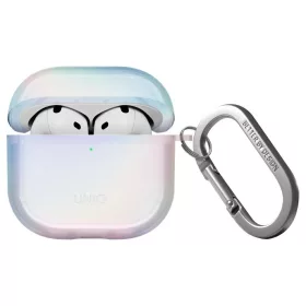   UNIQ Iridescia AirPods 4 készülékhez tok – Hang Case holo quartz