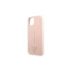 Guess Silicone Triangle kemény tok iPhone 13 mini 5,4" készülékhez, rózsaszín