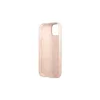Guess Silicone Triangle kemény tok iPhone 13 mini 5,4" készülékhez, rózsaszín