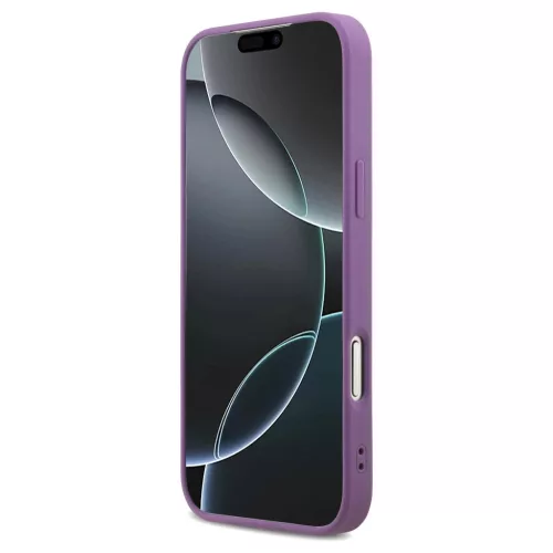 Guess rögzített Glitter Big 4G tok iPhone 17 Pro Max készülékhez lila