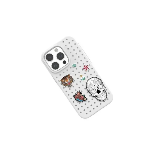 Pinit Dynamic + Tattoo PiniPhone 14 Pro Max 6.7 készülékhez tok készlet fekete wzór 3