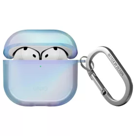 AirPods 4 készülékhez UNIQ Iridescia Hang Case tok, kék