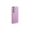 Guess GGUHCS24MHGGSHU S24+ S926 készülékhez merev tok Glitter Script lila