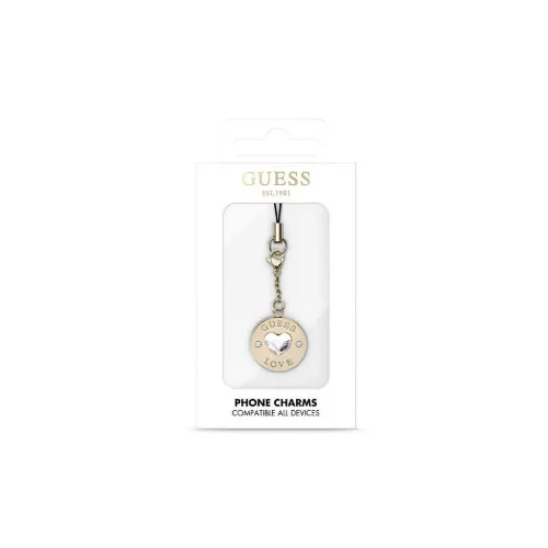 Guess GUCPMHGLD telefonpánt Heart Diamond Charm strasszokkal
