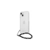 Guess GUHCP13SKPSBK iPhone 13 mini 5,4” készülékhez Transparent kemény tok fekete