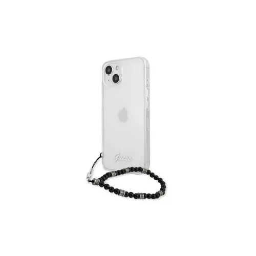 Guess GUHCP13SKPSBK iPhone 13 mini 5,4” készülékhez Transparent kemény tok fekete