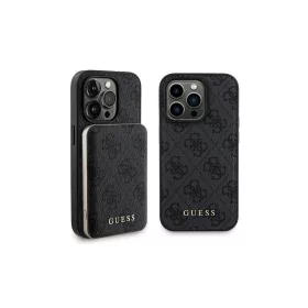   Guess GUBPM5P13X4GEMGK 4G szett iPhone 13 Pro Max 6.7" készülékhez keménytok és külső akkumulátor 5000mAh MagSafe fekete