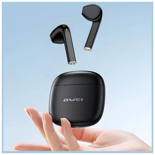 AWEI Bluetooth 5.3 T26 Pro TWS fülhallgató + dokkoló állomás fekete