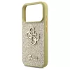 Guess Fixed Glitter Big 4G tok iPhone 17 Pro készülékhez arany
