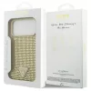 Guess Rhinestone Triangle Logo iPhone 17 Pro Max készülékhez tok arany