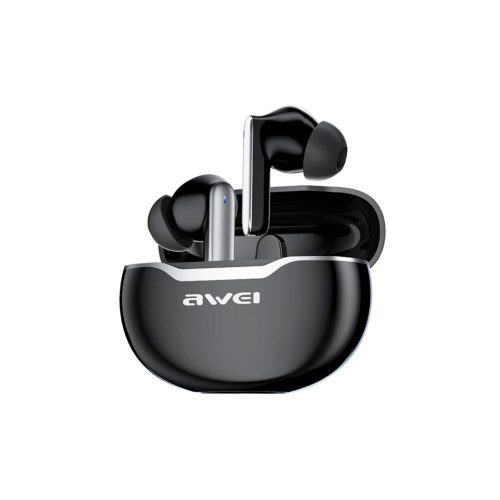 AWEI Bluetooth 5.3 T50 TWS fejhallgató + dokkoló állomás fekete
