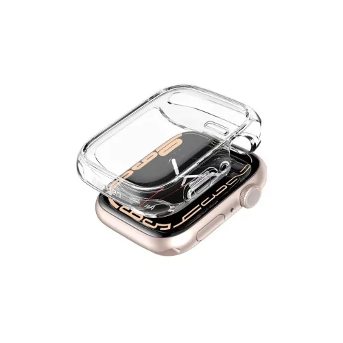 Spigen Ultra Hybrid Apple Watch 7/8/9 41 mm készülékhez tok kristálytiszta ACS04613
