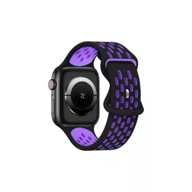   Beline Apple Watch készülékhez New SportSilicone szíj 42/44/45/49mm fekete/lila Box