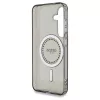 Guess Rhinestones Printed Classic Logo MagSafe tok Samsung Galaxy S25 készülékhez fekete