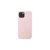 Guess GUHCP13SSLTGU iPhone 13 mini 5,4" készülékhez kemény tok Silicone Triangle lila