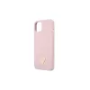 Guess GUHCP13SSLTGU iPhone 13 mini 5,4" készülékhez kemény tok Silicone Triangle lila