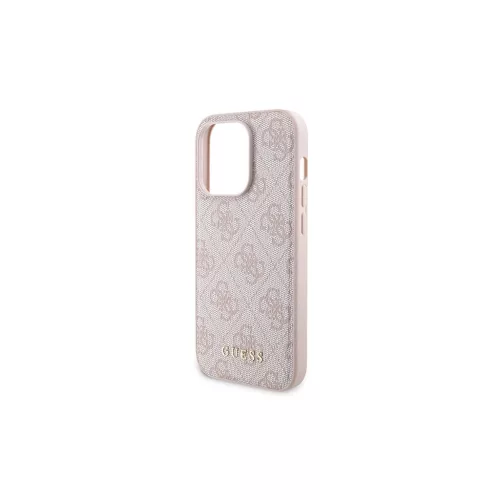 Guess GUBPM5P15L4GEMGP szett iPhone 15 Pro 6,1" készülékhez keménytok és 5000 mAh MagSafe powerbank 4G rózsaszín
