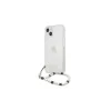 Guess GUHCP13SKPSWH iPhone 13 mini 5,4" készülékhez átlátszó kemény tok fehér gyöngy