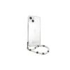 Guess GUHCP13SKPSWH iPhone 13 mini 5,4" készülékhez átlátszó kemény tok fehér gyöngy