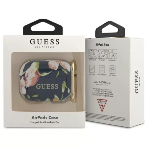 Guess GUACAPTPUBKFL03 AirPods Pro készülékhez tok N.3 Flower Collection kék