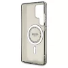 Guess Rhinestones Printed Classic Logo MagSafe tok Samsung Galaxy S25 Ultra készülékhez fekete