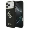Guess Fixed Glitter Big 4G Metal Frame tok iPhone 17 Pro Max készülékhez fekete