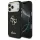 Guess Fixed Glitter Big 4G Metal Frame tok iPhone 17 Pro Max készülékhez fekete